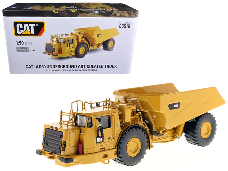 CAT Caterpillar AD60 Articulated Underground Truck with Operator "High Line Series" 1/50 Diecast Model by Masters <h2>CAT Masters</h2> <p>High-quality car perfect for collectors and enthusiasts. Featu