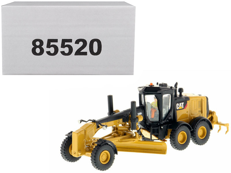 CAT Caterpillar 12M3 Motor Grader with Operator "High Line" Series 1/87 (HO) Scale Diecast Model by Masters <h2>CAT Masters</h2> <p>High-quality car perfect for collectors and enthusiasts. Features de