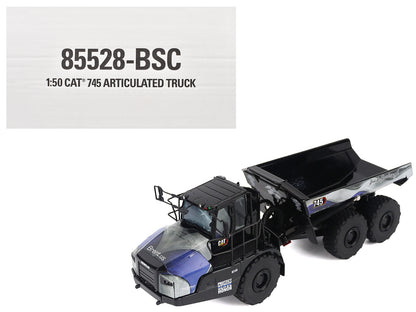 CAT Caterpillar 745 Articulated Dump Truck "Brent Scarbrough & Co. - Back the Blue" Black with Graphics "High Line" Series 1/50 Diecast Model by Masters <h2>CAT Masters</h2> <p>High-quality car perfec