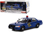 2008 Ford Crown Victoria Police Interceptor Dark Blue "Michigan State Police" "Hot Pursuit" Series 1/24 Diecast Model Car by Greenlight