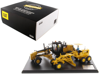 Cat Caterpillar No. 12 Motor Grader (Circa 1939-1959) and 12M3 (Current) with Operators "Evolution Series" Set of 2 pieces 1/50 Diecast Models by Masters <h2>Cat Masters</h2> <p>High-quality model car