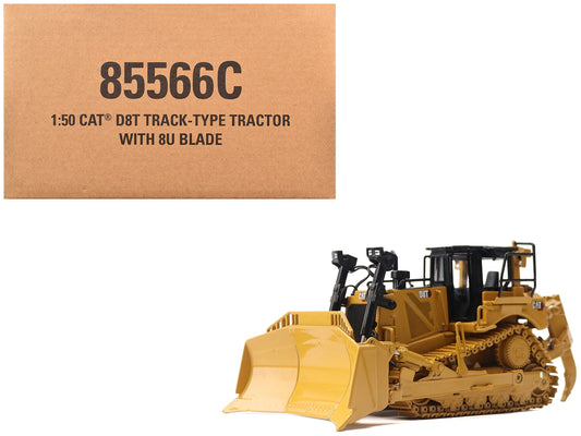 CAT Caterpillar D8T Track Type Tractor with 8U Blade and Operator "Core Classics" Series 1/50 by T&y Diecast Masters