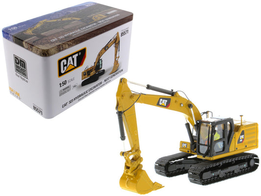 CAT Caterpillar 323 Hydraulic Excavator with Operator Next Generation Design "High Line Series" 1/50 Diecast Model by Masters <h2>CAT Masters</h2> <p>High-quality car perfect for collectors and enthus