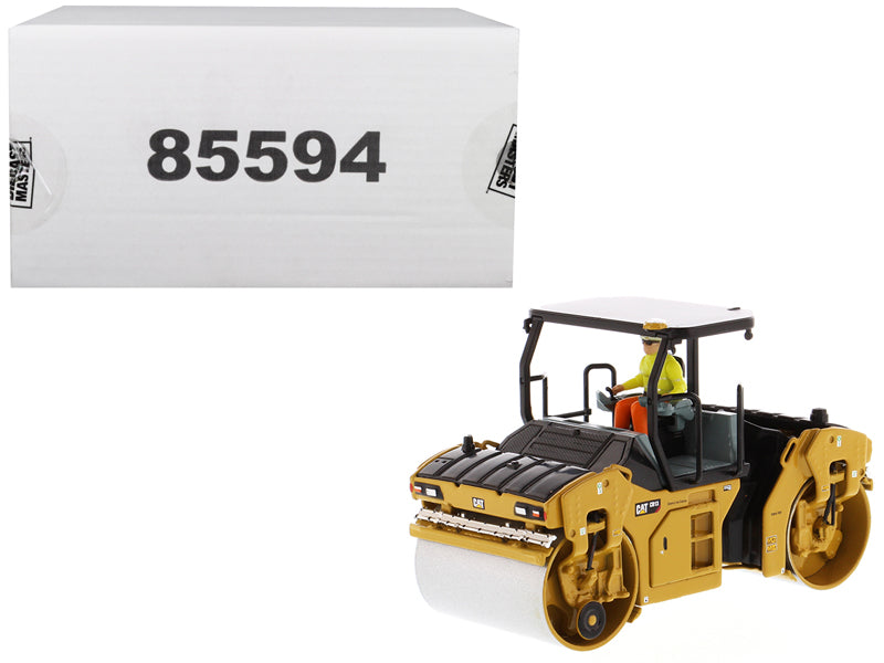 CAT Caterpillar CB-13 Tandem Vibratory Roller with ROPS (Roll Over Protective Structure) and Operator "High Line Series" 1/50 Diecast Model by Masters <h2>CAT Masters</h2> <p>High-quality car perfect