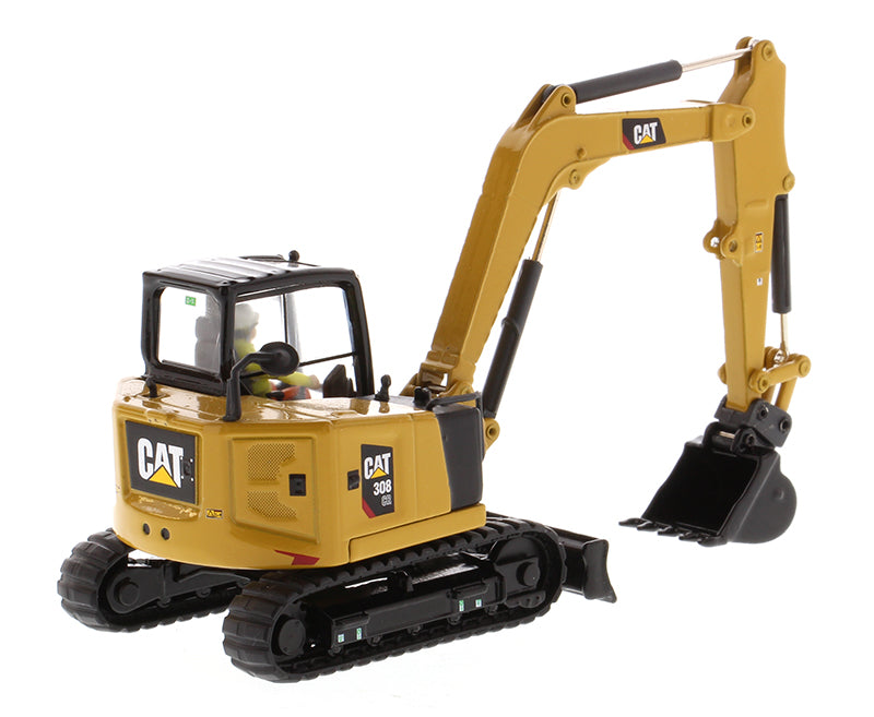 CAT Caterpillar 308 CR Next Generation Mini Hydraulic Excavator with Work Tools and Operator "High Line" Series 1/50 Diecast Model by Masters <h2>CAT Masters</h2> <p>High-quality car perfect for colle