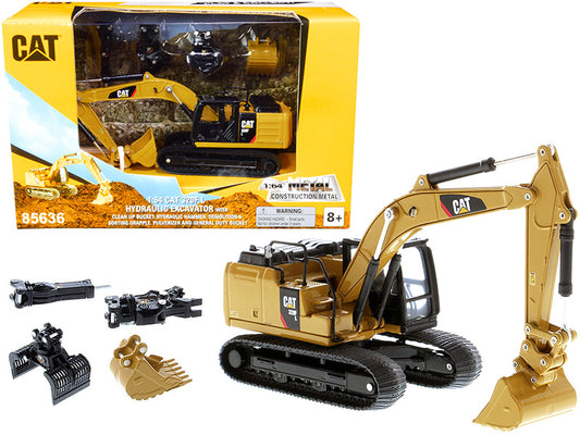 CAT Caterpillar 320F L Hydraulic Tracked Excavator with 5 Work Tools "Play & Collect!" 1/64 Diecast Model by Masters <h2>CAT Masters</h2> <p>High-quality car perfect for collectors and enthusiasts. Fe