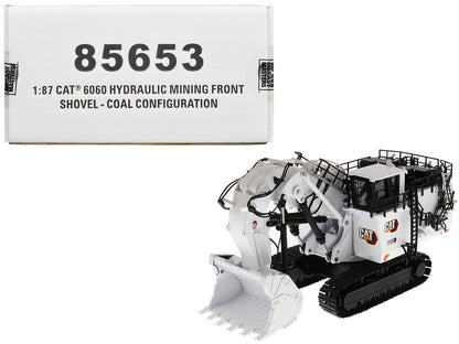 CAT Caterpillar 6060 Hydraulic Mining Front Shovel Coal Configuration White "High Line Series" 1/87 (HO) Scale Diecast Model by Masters <h2>CAT Masters</h2> <p>High-quality car perfect for collectors