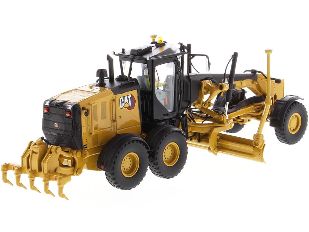 CAT Caterpillar 150 Motor Grader with Operator "High Line Series" 1/50 Diecast Model by Masters <h2>CAT Masters</h2> <p>High-quality car perfect for collectors and enthusiasts. Features detailed inter