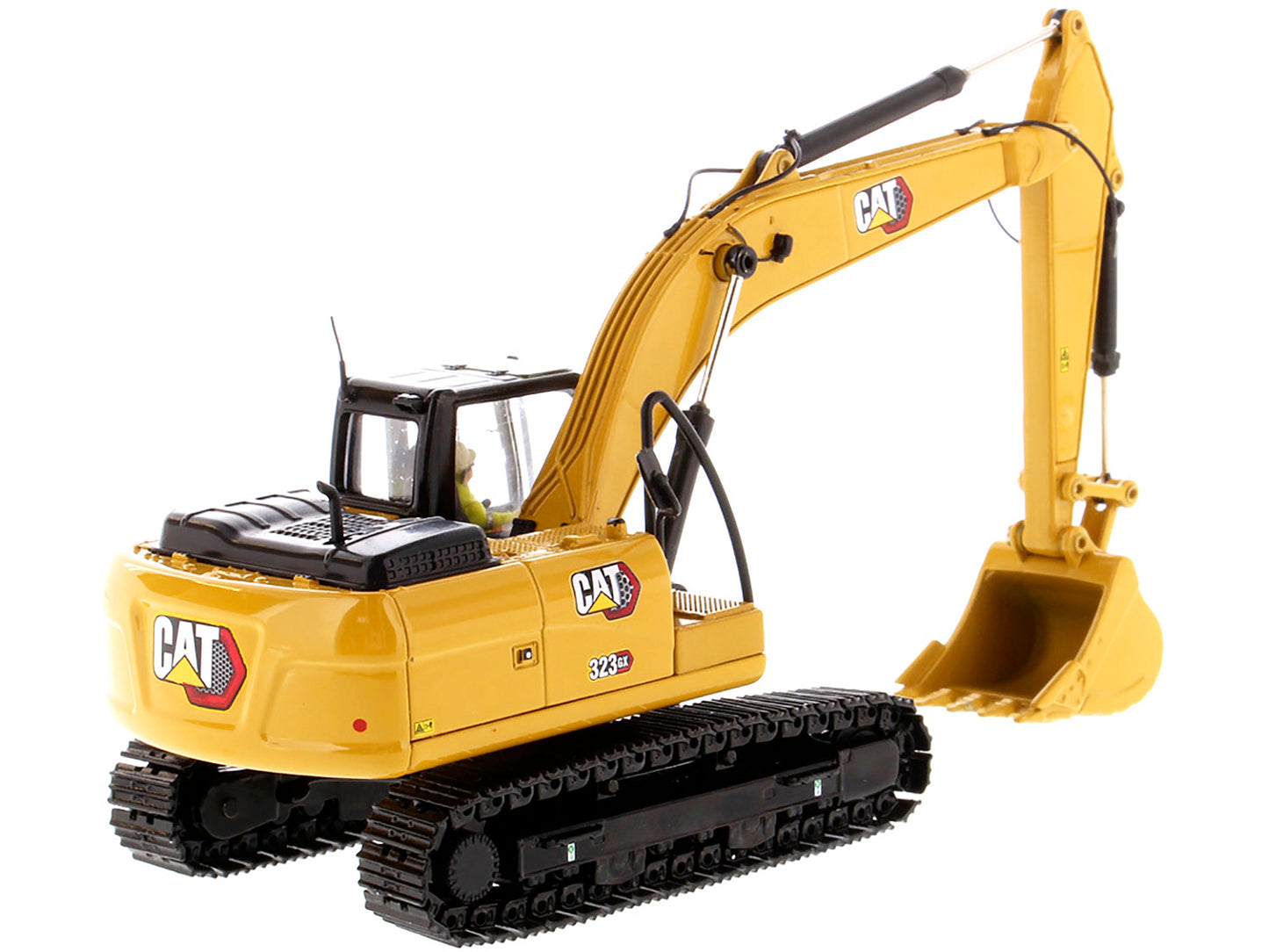 CAT Caterpillar 323 GX Hydraulic Excavator with Operator "High Line" Series 1/50 Diecast Model by Masters <h2>CAT Masters</h2> <p>High-quality car perfect for collectors and enthusiasts. Features deta