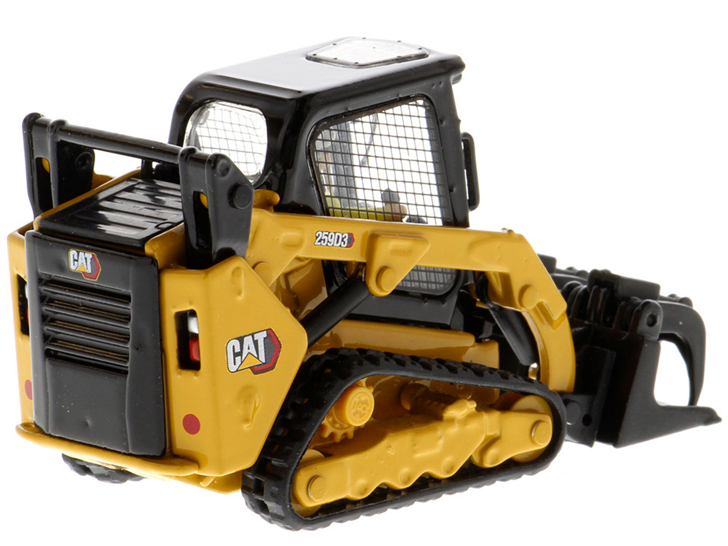 CAT Caterpillar 259D3 Compact Track Loader with Work Tools and Operator Yellow "High Line Series" 1/50 Diecast Model by Masters <h2>CAT Masters</h2> <p>High-quality car perfect for collectors enthusia