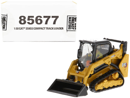 CAT Caterpillar 259D3 Compact Track Loader with Work Tools and Operator Yellow "High Line Series" 1/50 Diecast Model by Masters <h2>CAT Masters</h2> <p>High-quality car perfect for collectors enthusia