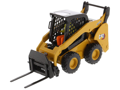 CAT Caterpillar 272D3 Skid Steer Loader with Operator Yellow "High Line" Series 1/32 Diecast Model by Masters <h2>CAT Masters</h2> <p>High-quality car perfect for collectors and enthusiasts. Features