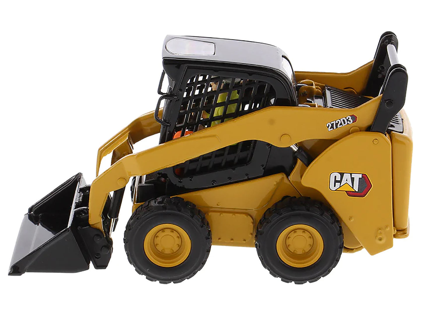 CAT Caterpillar 272D3 Skid Steer Loader with Operator Yellow "High Line" Series 1/32 Diecast Model by Masters <h2>CAT Masters</h2> <p>High-quality car perfect for collectors and enthusiasts. Features