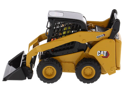 CAT Caterpillar 272D3 Skid Steer Loader with Operator Yellow "High Line" Series 1/32 Diecast Model by Masters <h2>CAT Masters</h2> <p>High-quality car perfect for collectors and enthusiasts. Features