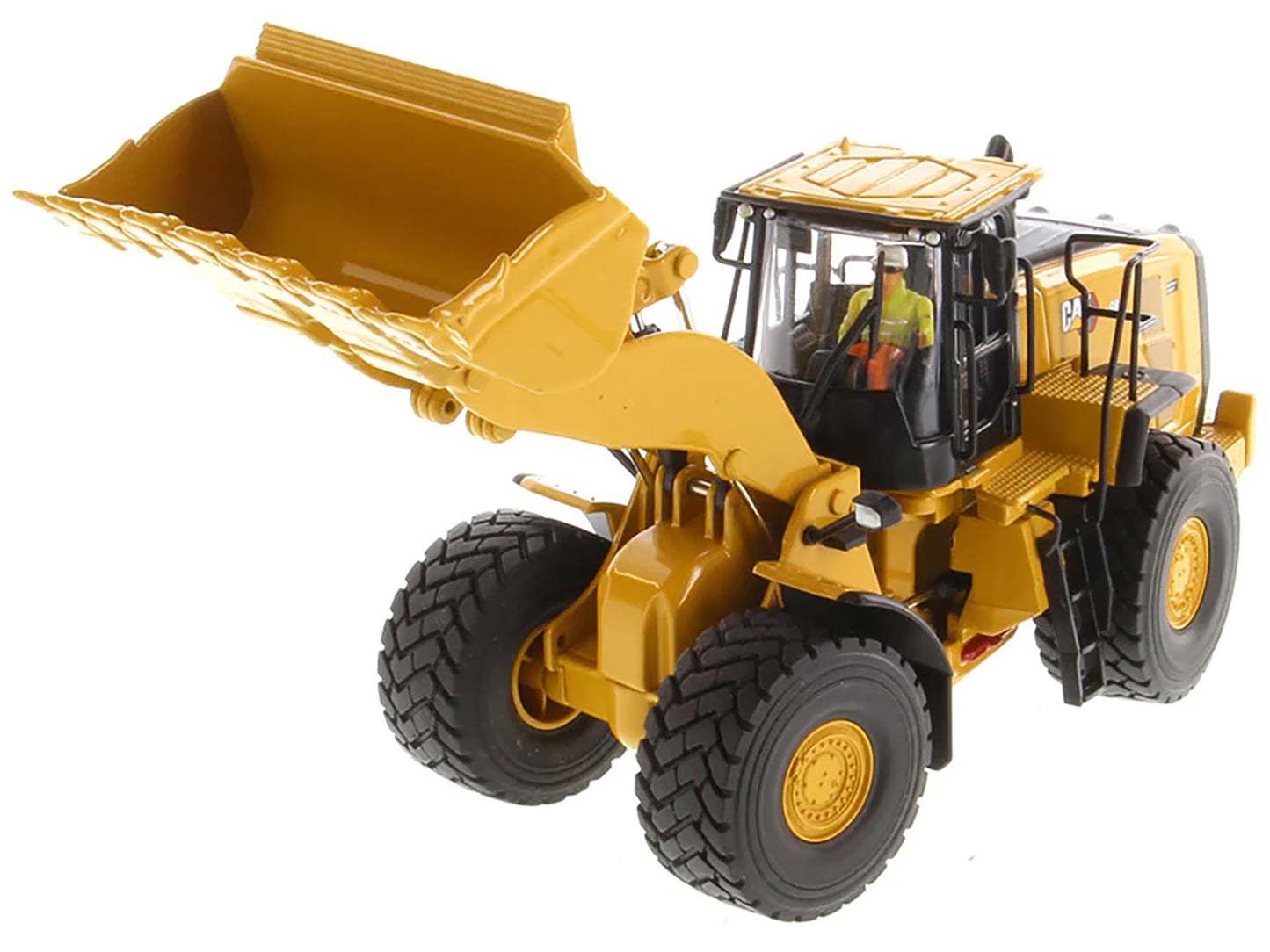 CAT Caterpillar 980 Wheel Loader Yellow with Operator "High Line Series" 1/50 Diecast Model by Masters <h2>CAT Masters</h2> <p>High-quality car perfect for collectors and enthusiasts. Features detaile