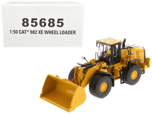 CAT Caterpillar 982 XE Wheel Loader Yellow with Operator "High Line Series" 1/50 Diecast Model by Masters <h2>CAT Masters</h2> <p>High-quality car perfect for collectors and enthusiasts. Features deta