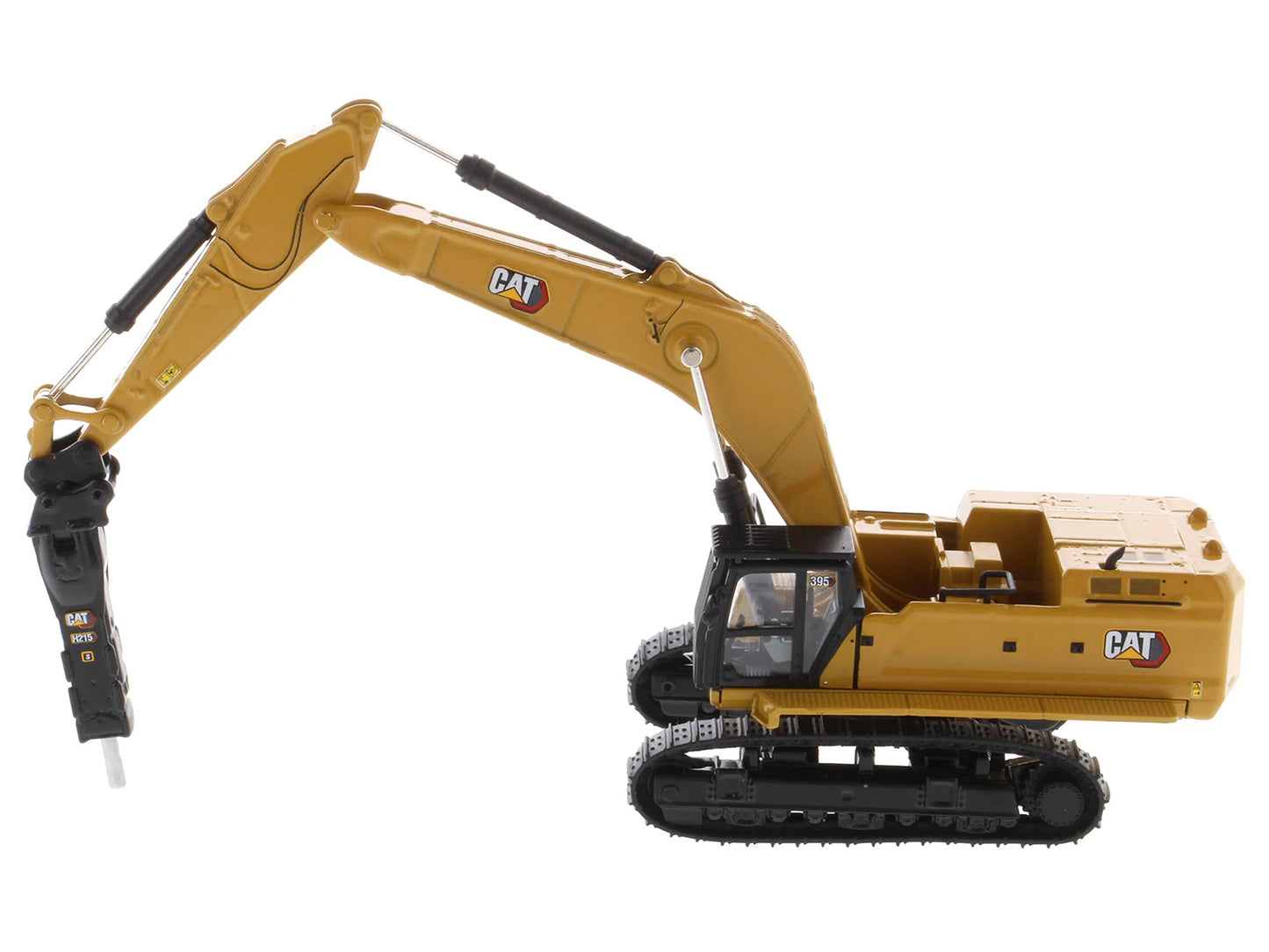 CAT Caterpillar 395 Next-Generation Hydraulic Excavator (General Purpose Version) Yellow with Additional Tools "High Line Series" 1/87 (HO) Diecast Model by Masters <h2>CAT Masters</h2> <p>High-qualit