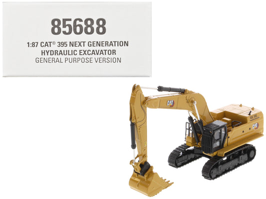 CAT Caterpillar 395 Next-Generation Hydraulic Excavator (General Purpose Version) Yellow with Additional Tools "High Line Series" 1/87 (HO) Diecast Model by Masters <h2>CAT Masters</h2> <p>High-qualit