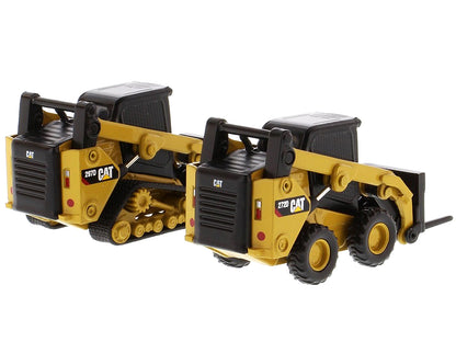 Set of 2 pieces CAT Caterpillar 272D2 Skid Steer Loader and 297D2 Compact Track with Accessories 1/64 Diecast Models by Masters <h2>Set Masters</h2> <p>High-quality model car perfect for collectors en