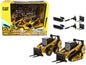 Set of 2 pieces CAT Caterpillar 272D2 Skid Steer Loader and 297D2 Compact Track with Accessories 1/64 Diecast Models by Masters <h2>Set Masters</h2> <p>High-quality model car perfect for collectors en