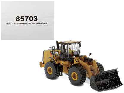 CAT Caterpillar 966M Wheel Loader with Operator (Dirty Version) "Weathered" Series 1/50 Diecast Model by Masters <h2>CAT Masters</h2> <p>High-quality car perfect for collectors and enthusiasts. Featur