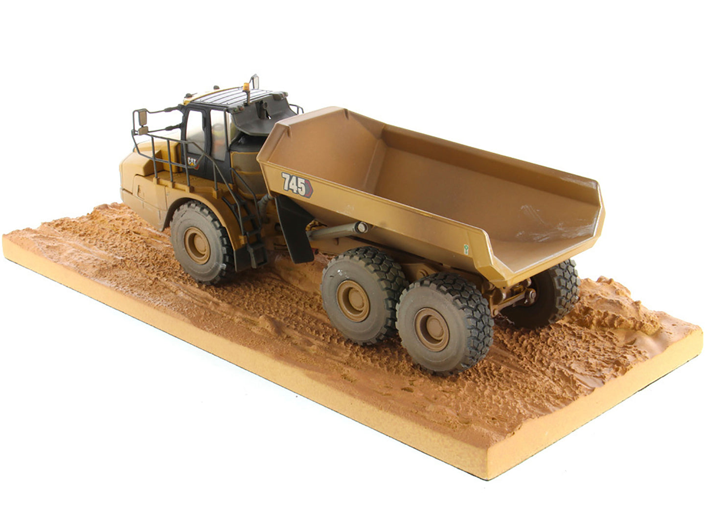 CAT Caterpillar 745 Articulated Truck with Operator (Dirty Version) "Weathered" Series 1/50 Diecast Model by Masters <h2>CAT Masters</h2> <p>High-quality car perfect for collectors and enthusiasts. Fe