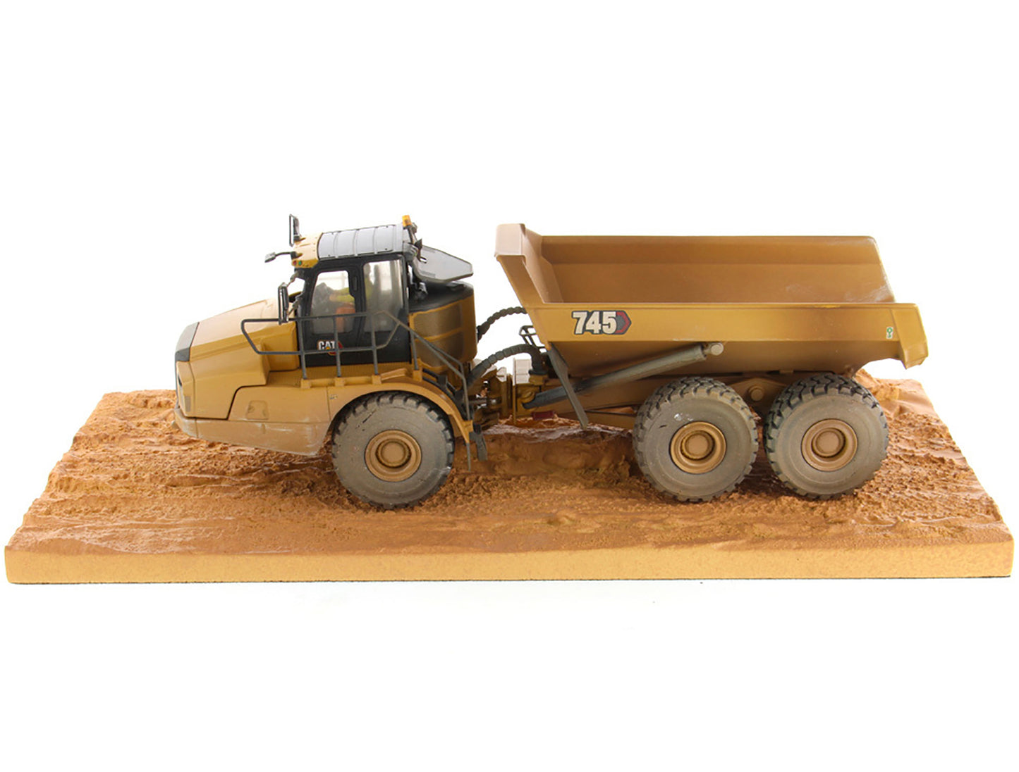 CAT Caterpillar 745 Articulated Truck with Operator (Dirty Version) "Weathered" Series 1/50 Diecast Model by Masters <h2>CAT Masters</h2> <p>High-quality car perfect for collectors and enthusiasts. Fe