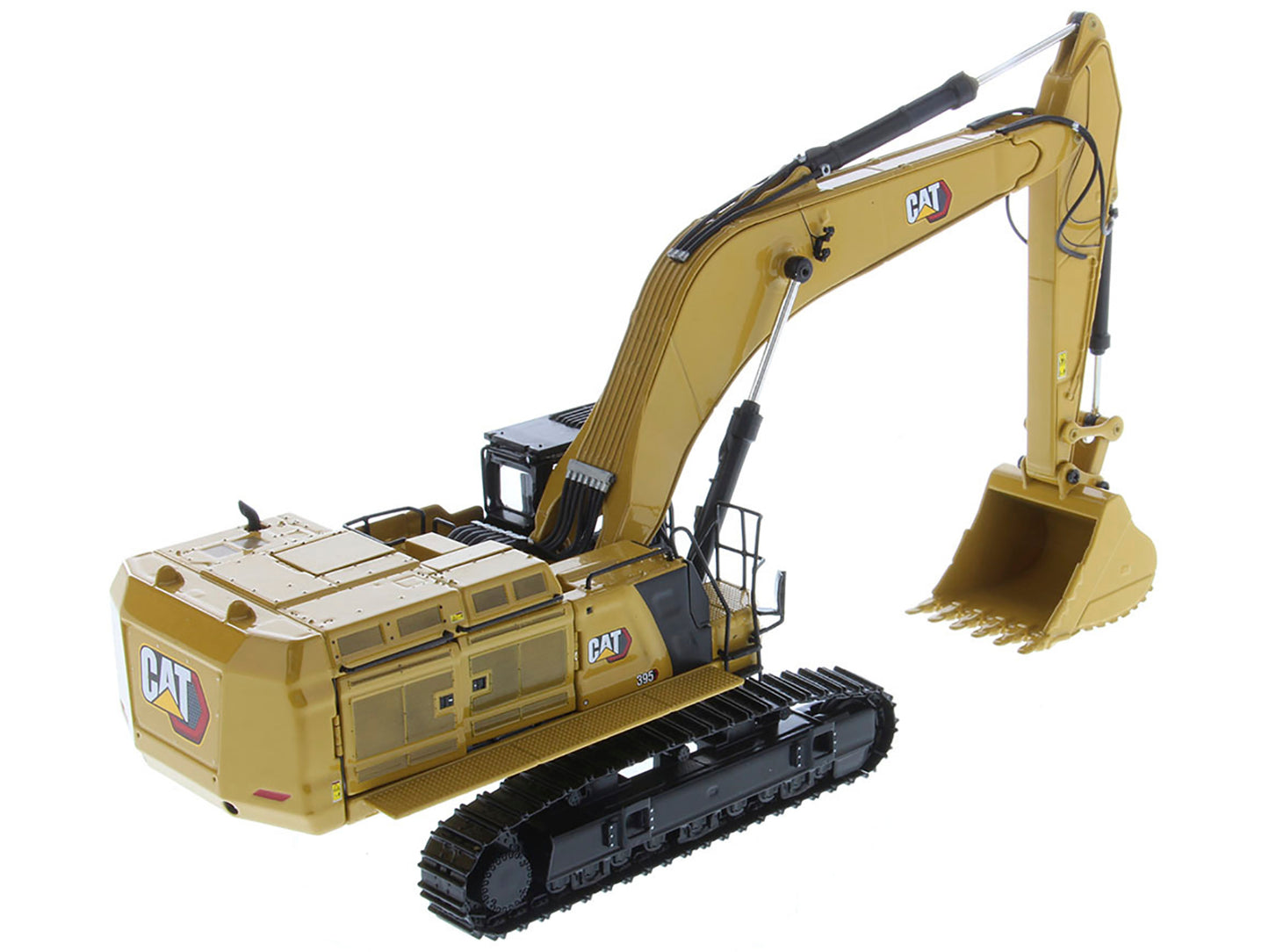CAT Caterpillar 395 Next Generation Hydraulic Excavator (General Purpose Version) Yellow with Operator and Additional Tools "High Line" Series 1/50 Diecast Model by Masters <h2>CAT Masters</h2> <p>Hig