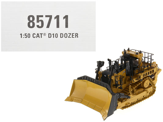 CAT Caterpillar D10 Track Type Dozer Yellow "High Line Series" 1/50 Diecast Model by Masters <h2>CAT Masters</h2> <p>High-quality car perfect for collectors and enthusiasts. Features detailed interior
