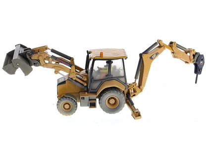 CAT Caterpillar 420F2 IT Backhoe Loader with Operator Yellow "Weathered Series" 1/50 Diecast Model by Masters <h2>CAT Masters</h2> <p>High-quality car perfect for collectors and enthusiasts. Features