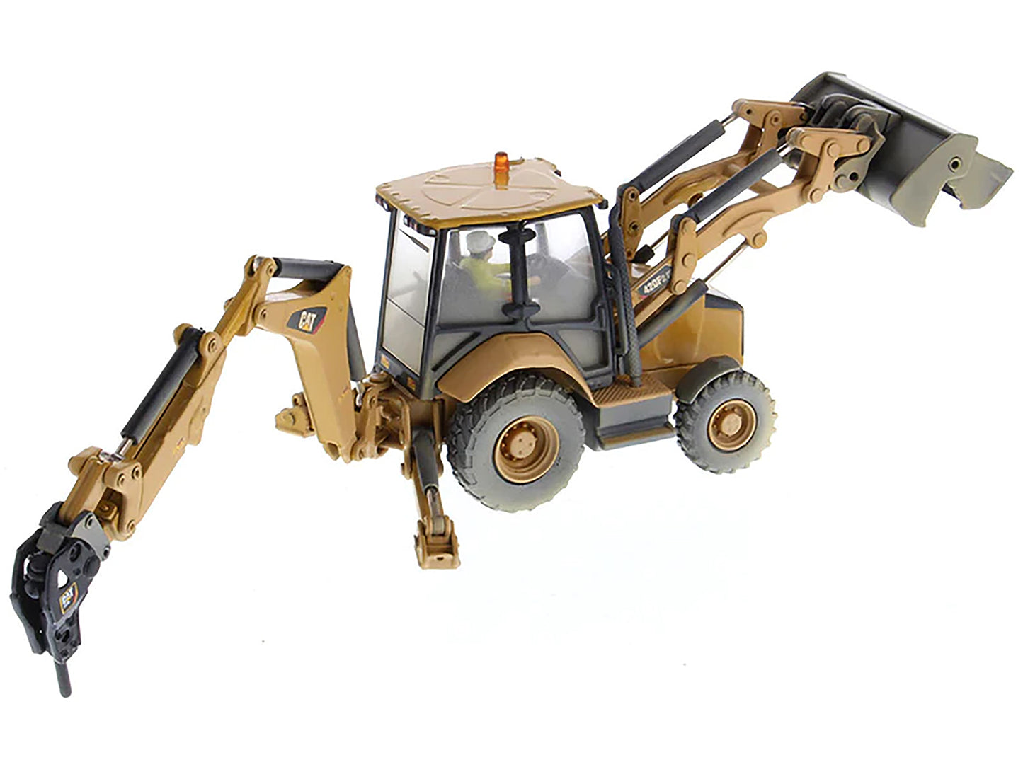 CAT Caterpillar 420F2 IT Backhoe Loader with Operator Yellow "Weathered Series" 1/50 Diecast Model by Masters <h2>CAT Masters</h2> <p>High-quality car perfect for collectors and enthusiasts. Features