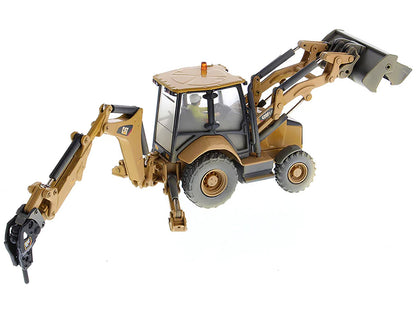 CAT Caterpillar 420F2 IT Backhoe Loader with Operator Yellow "Weathered Series" 1/50 Diecast Model by Masters <h2>CAT Masters</h2> <p>High-quality car perfect for collectors and enthusiasts. Features