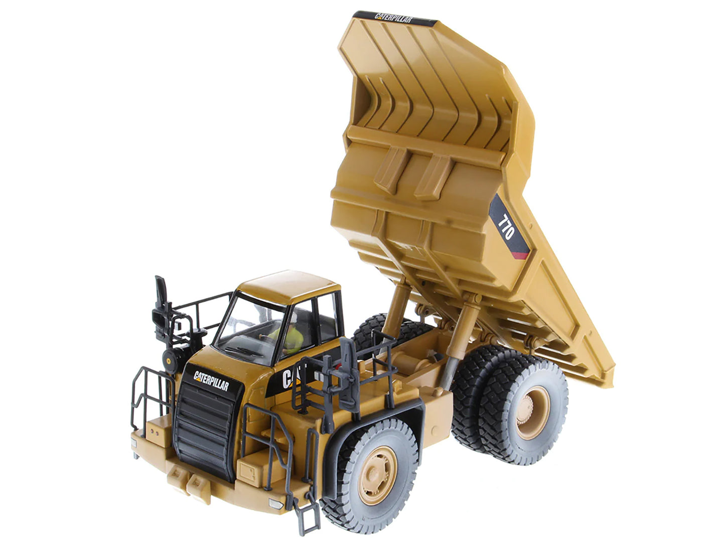 CAT Caterpillar 770 Off-Highway Truck Yellow (Weathered) with Operator "Weathered" Series 1/50 Diecast Model by Masters <h2>CAT Masters</h2> <p>High-quality car perfect for collectors and enthusiasts.