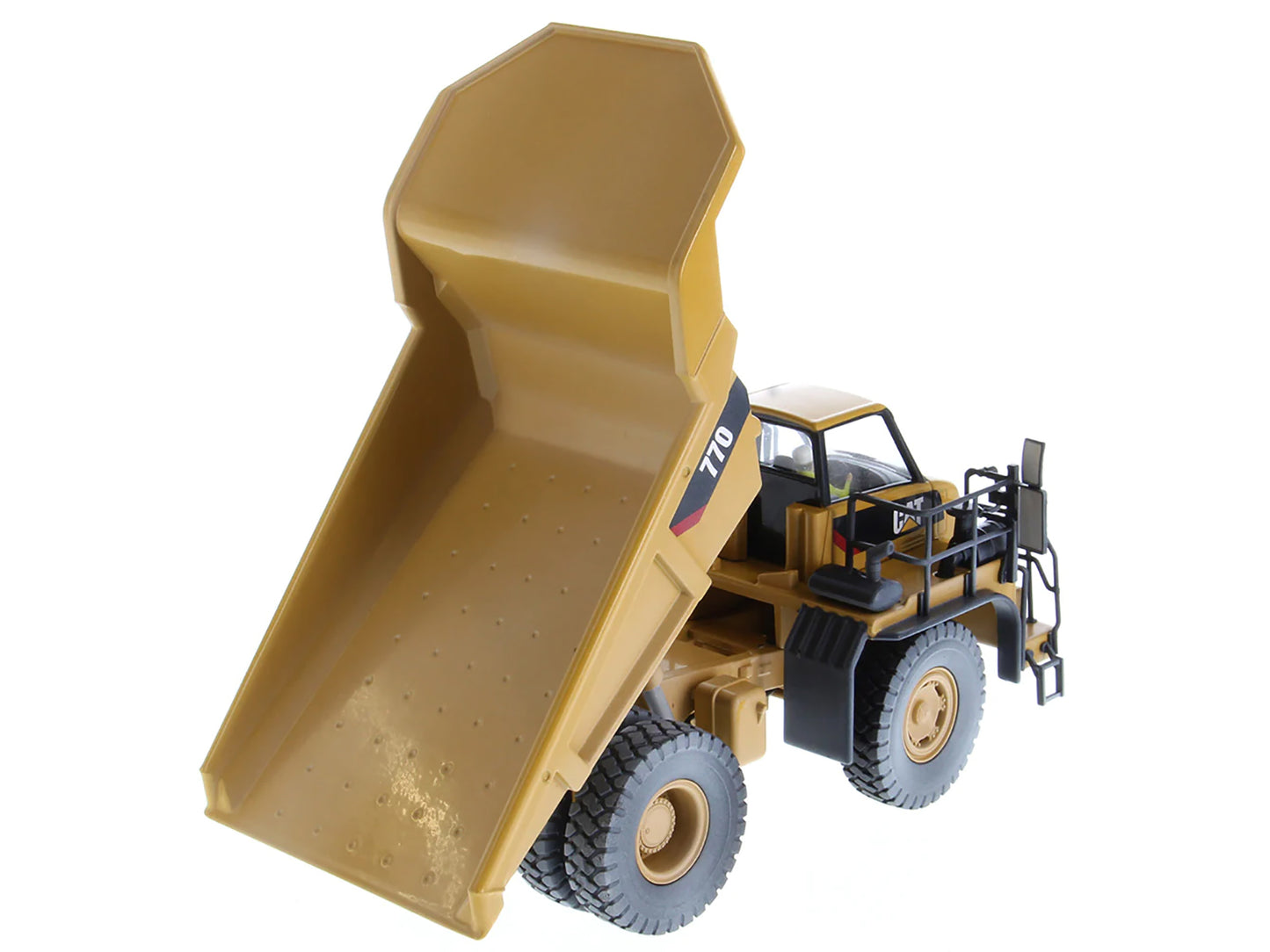 CAT Caterpillar 770 Off-Highway Truck Yellow (Weathered) with Operator "Weathered" Series 1/50 Diecast Model by Masters <h2>CAT Masters</h2> <p>High-quality car perfect for collectors and enthusiasts.