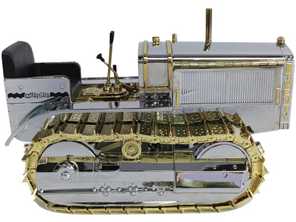 CAT Caterpillar Twenty Tractor "100th Anniversary" Chrome and Gold "Centennial Series" 1/16 Diecast Model by Masters <h2>CAT Masters</h2> <p>High-quality car perfect for collectors enthusiasts. Featur