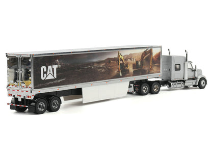 International Lonestar Truck with Sleeper Silver Metallic "CAT Caterpillar" Mural Trailer "Transport Series" 1/50 Diecast Model by Masters <h2>International Masters</h2> <p>High-quality car perfect fo