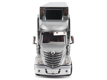 International Lonestar Truck with Sleeper Silver Metallic "CAT Caterpillar" Mural Trailer "Transport Series" 1/50 Diecast Model by Masters <h2>International Masters</h2> <p>High-quality car perfect fo