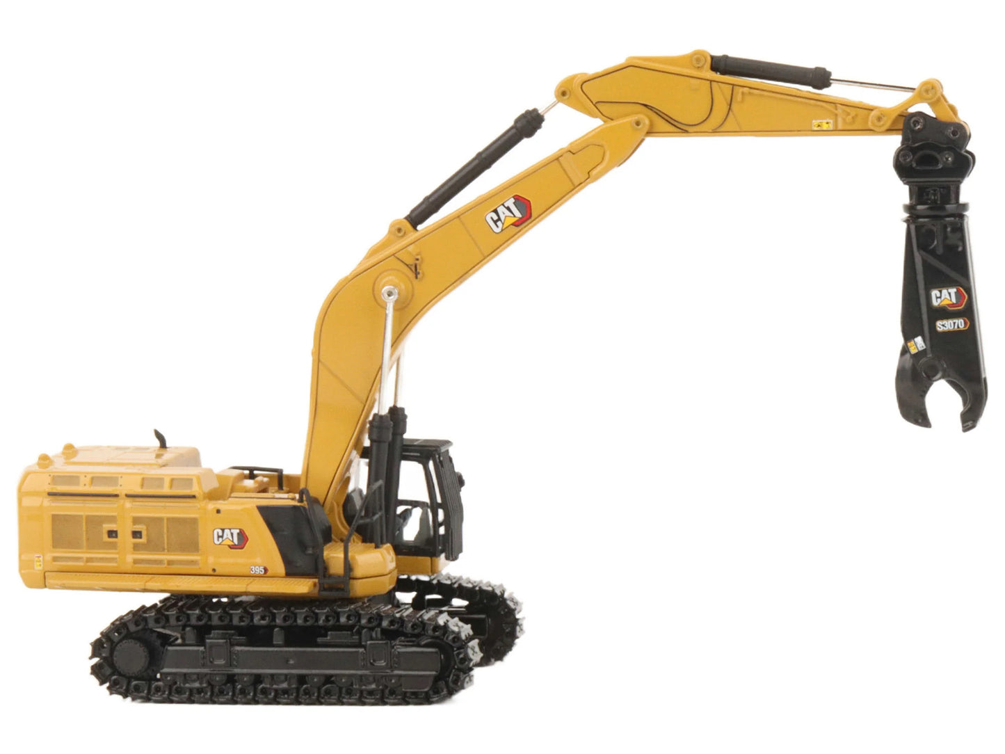 CAT Caterpillar 395 Next-Generation Hydraulic Excavator (Mass Version) Yellow with Additional Tools "High Line Series" 1/87 (HO) Diecast Model by Masters <h2>CAT Masters</h2> <p>High-quality car perfe