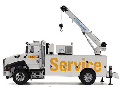 CAT Caterpillar CT660 Auto-Crane Titan 85 Truck with Miller EnPak White "Transport Series" 1/50 Diecast Model by Masters <h2>CAT Masters</h2> <p>High-quality car perfect for collectors and enthusiasts