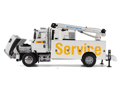 CAT Caterpillar CT660 Auto-Crane Titan 85 Truck with Miller EnPak White "Transport Series" 1/50 Diecast Model by Masters <h2>CAT Masters</h2> <p>High-quality car perfect for collectors and enthusiasts