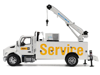 Kenworth T380 Auto-Crane Titan 85 Truck with Miller EnPak White "Transport Series" 1/50 Diecast Model by Masters <h2>Kenworth Masters</h2> <p>High-quality car perfect for collectors and enthusiasts. F