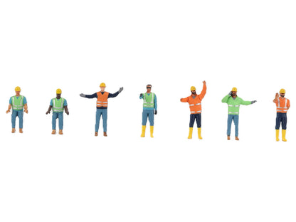 "Construction Workers" 7 Piece Figure Set for 1/50 Scale Models by Diecast Masters <h2>"Construction Masters</h2> <p>High-quality model car perfect collectors and enthusiasts. Features detailed interi