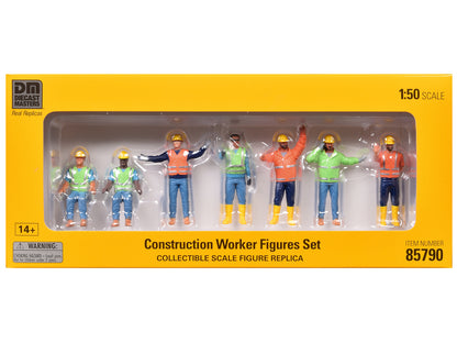 "Construction Workers" 7 Piece Figure Set for 1/50 Scale Models by Diecast Masters <h2>"Construction Masters</h2> <p>High-quality model car perfect collectors and enthusiasts. Features detailed interi