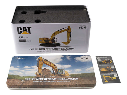 CAT Caterpillar 352 Next Generation Excavator Yellow "High Line" Series 1/50 Diecast Model by Masters <h2>CAT Masters</h2> <p>High-quality car perfect for collectors and enthusiasts. Features detailed