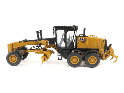 CAT Caterpillar 140 LVR Motor Grader Yellow with Black Top "High Line" Series 1/50 Diecast Model by Diecast Masters