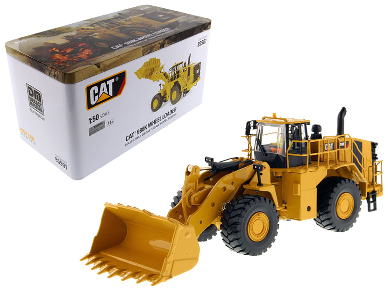CAT Caterpillar 988K Wheel Loader with Operator "High Line Series" 1/50 Diecast Model by Masters <h2>CAT Masters</h2> <p>High-quality car perfect for collectors and enthusiasts. Features detailed inte