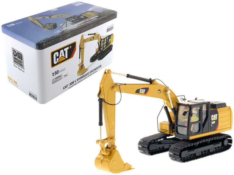CAT Caterpillar 320F L Hydraulic Excavator with Operator "High Line Series" 1/50 Diecast Model by Masters <h2>CAT Masters</h2> <p>High-quality car perfect for collectors and enthusiasts. Features deta