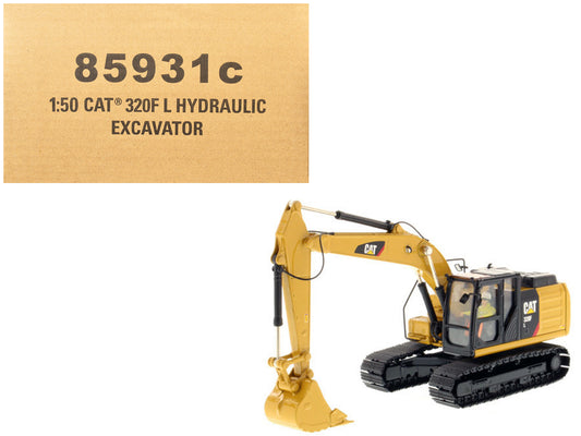 CAT Caterpillar 320F L Hydraulic Excavator with Operator "Core Classics" Series 1/50 T&y Diecast Model by T&y Diecast Masters