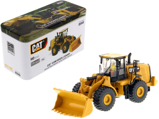 CAT Caterpillar 972M Wheel Loader with Operator "High Line" Series 1/87 (HO) Scale Diecast Model by Masters <h2>CAT Masters</h2> <p>High-quality car perfect for collectors and enthusiasts. Features de