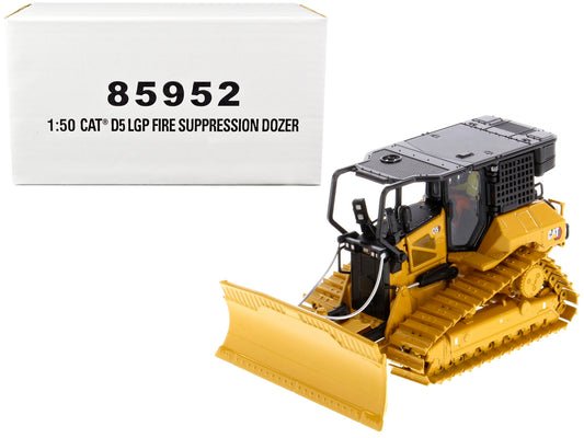 CAT Caterpillar D5 LGP Track Type Tractor Fire Dozer Yellow with Operator "High Line" Series 1/50 Diecast Model by Masters <h2>CAT Masters</h2> <p>High-quality car perfect for collectors and enthusias